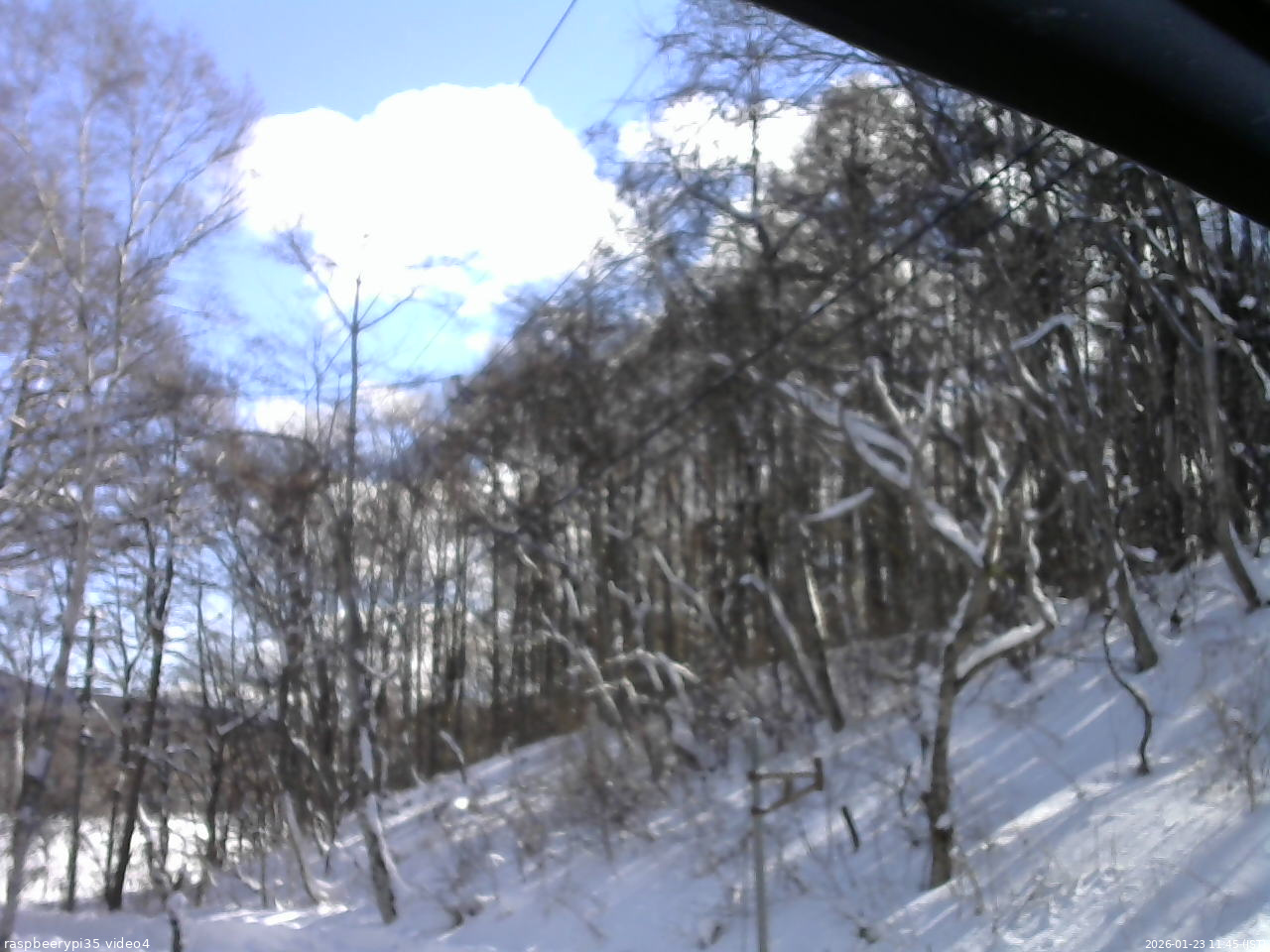 長野県菅平高原 ゆたか山荘 東側上空 2026/01/23 11:45