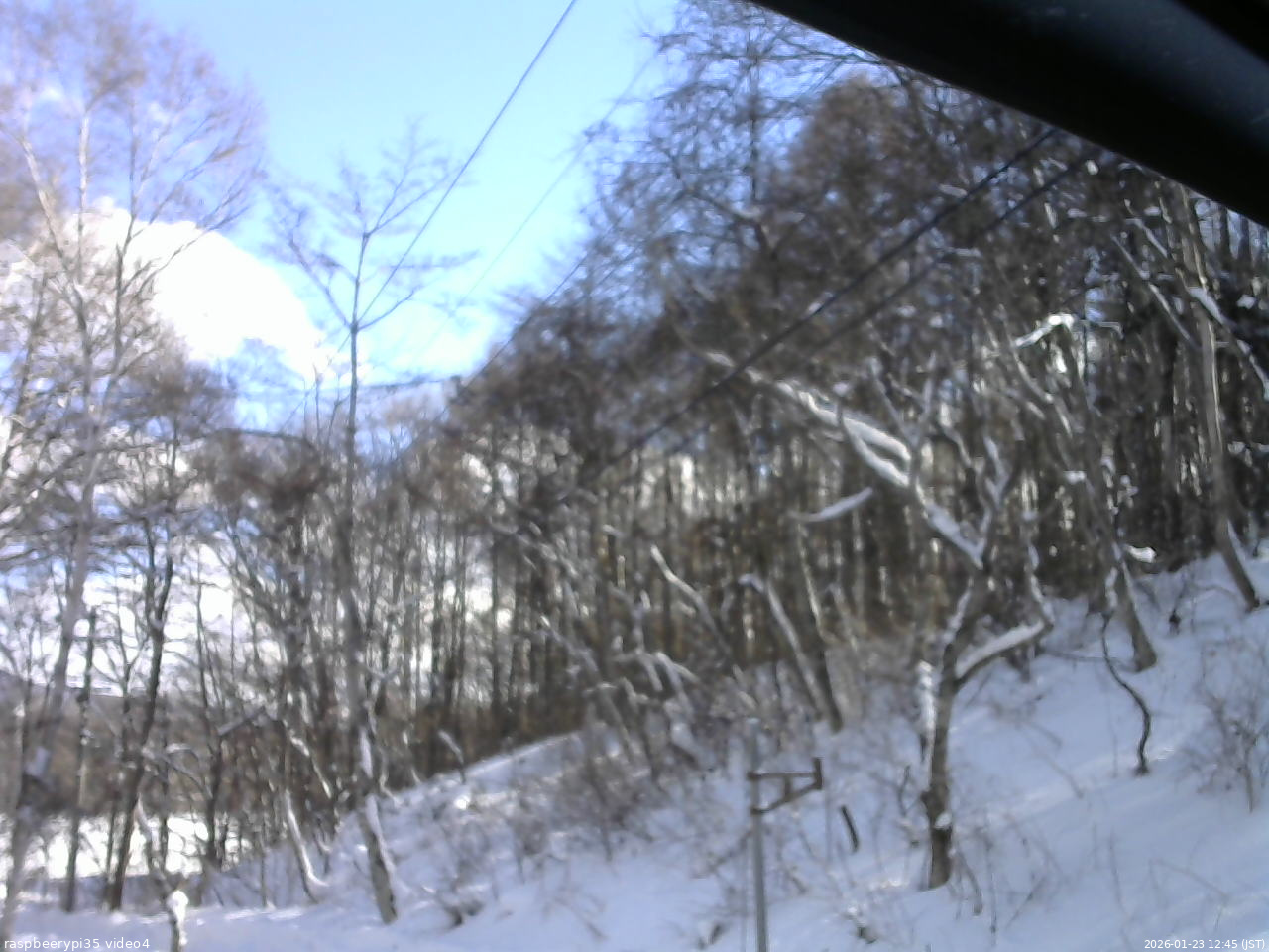 長野県菅平高原 ゆたか山荘 東側上空 2026/01/23 12:45