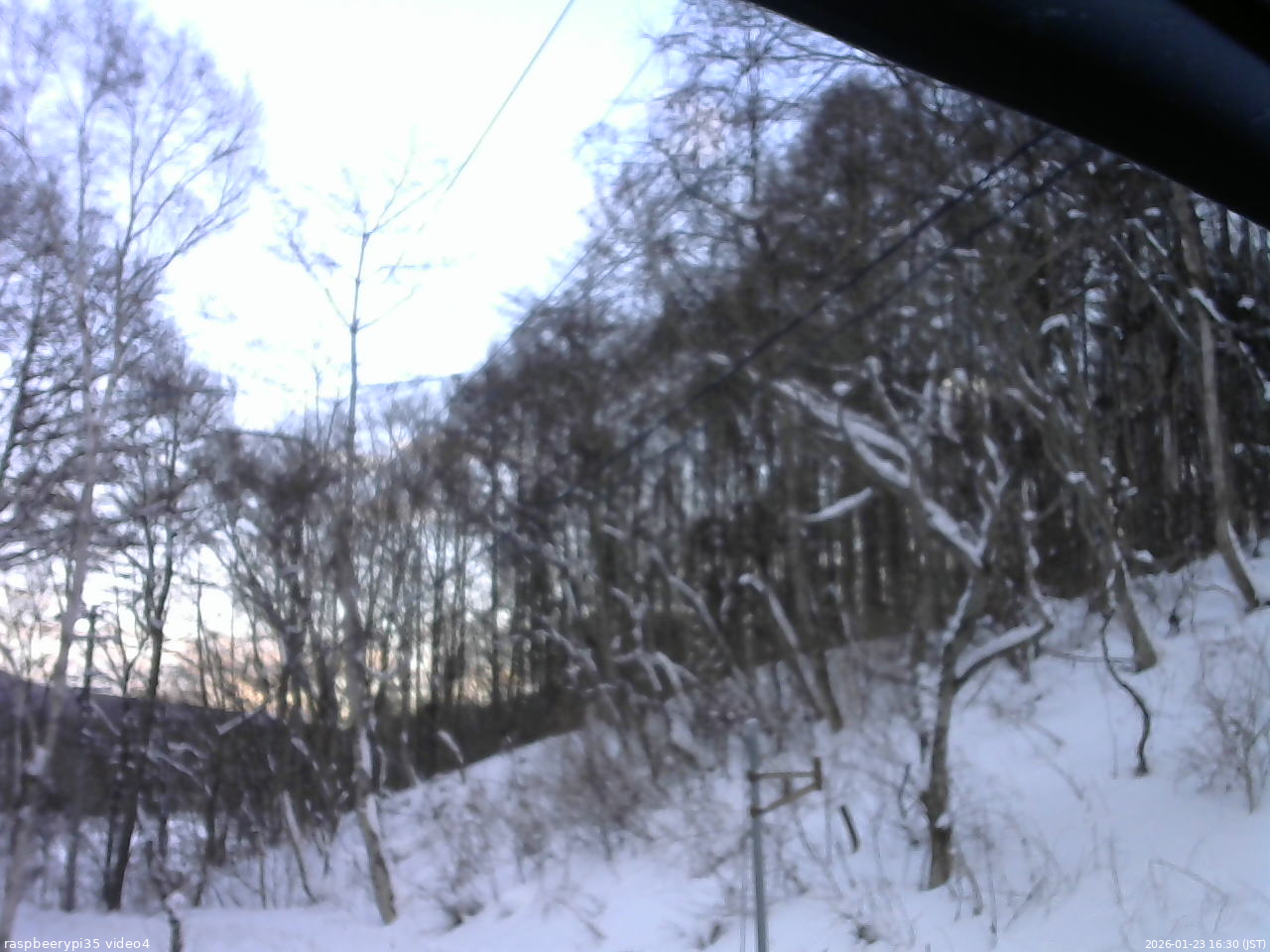 長野県菅平高原 ゆたか山荘 東側上空 2026/01/23 16:30