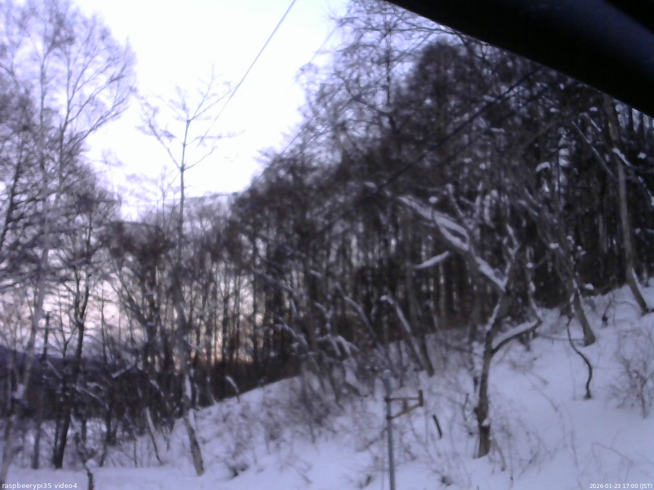 長野県菅平高原 ゆたか山荘 東側上空 2026/01/23 17:00