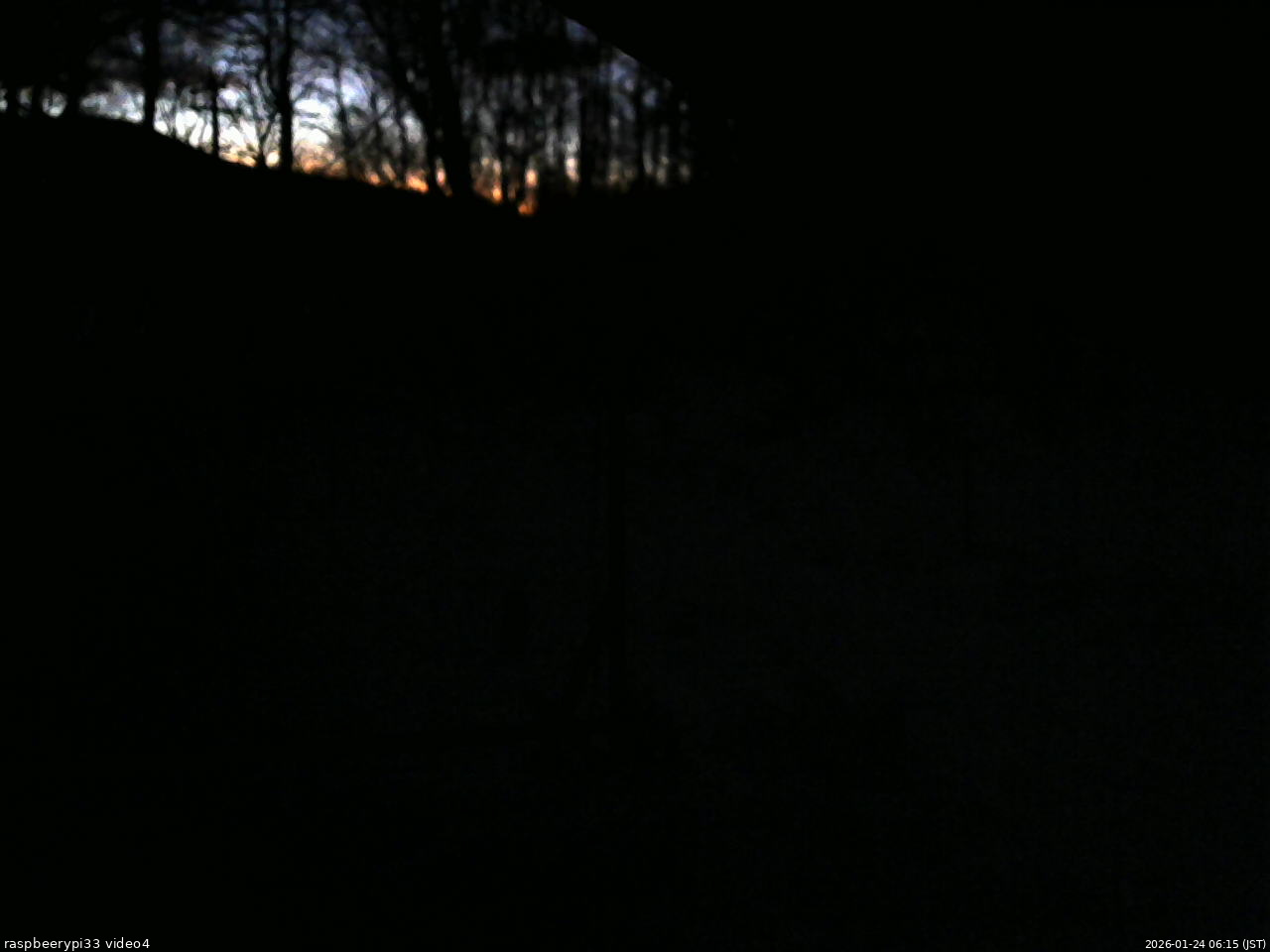 長野県菅平高原 ゆたか山荘 東側(坂下) 2026/01/24 06:15