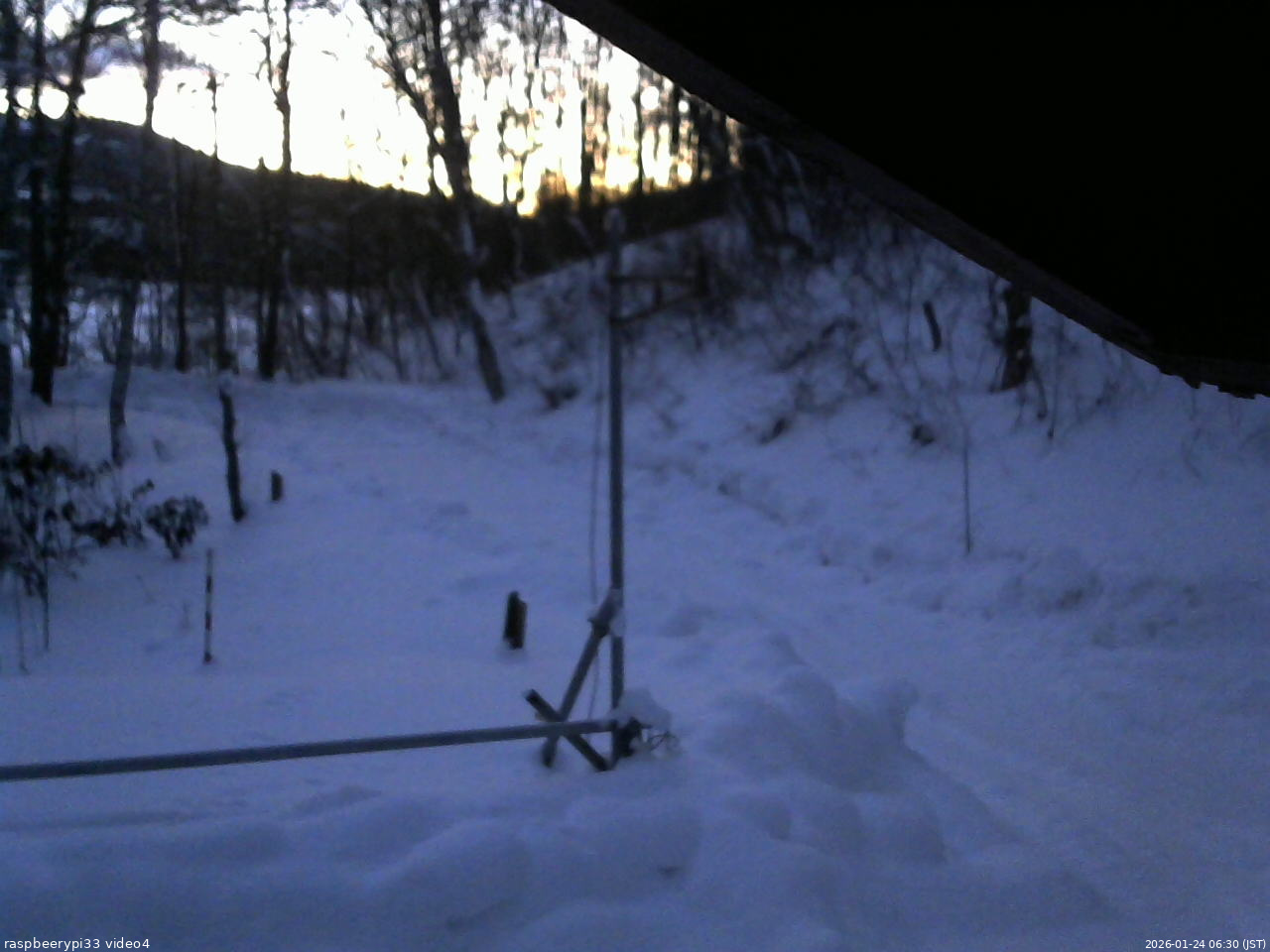 長野県菅平高原 ゆたか山荘 東側(坂下) 2026/01/24 06:30