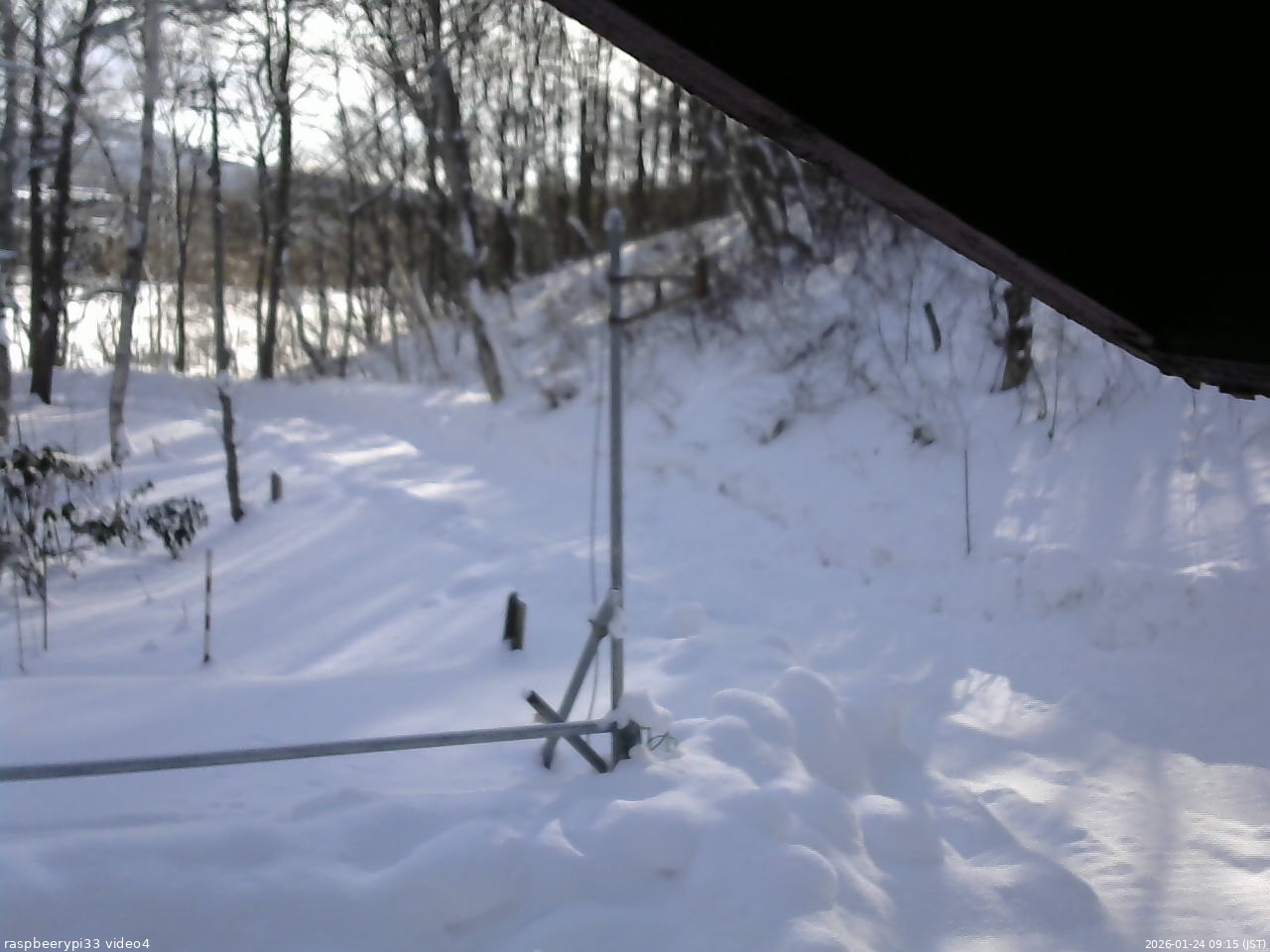 長野県菅平高原 ゆたか山荘 東側(坂下) 2026/01/24 09:15
