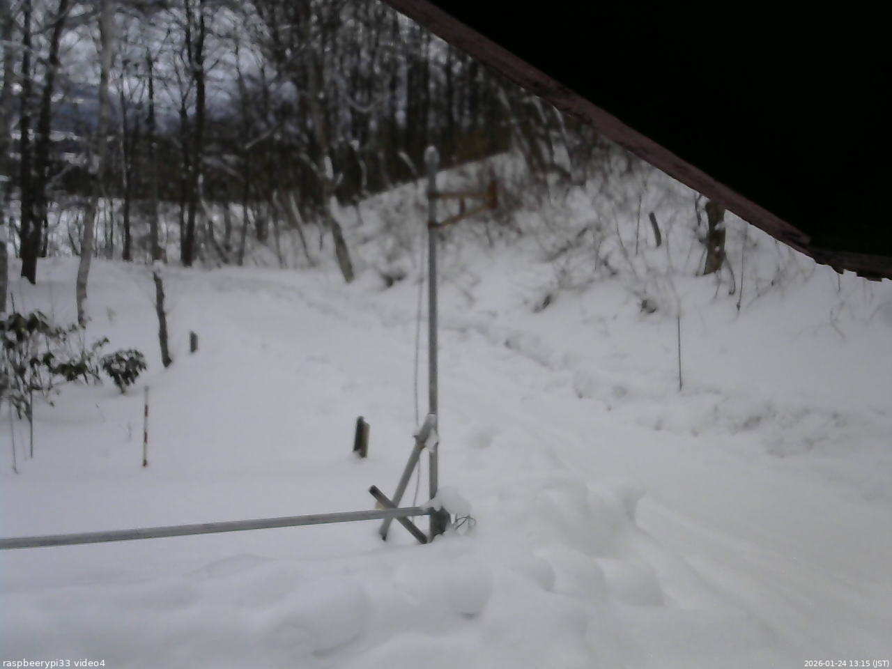 長野県菅平高原 ゆたか山荘 東側(坂下) 2026/01/24 13:15