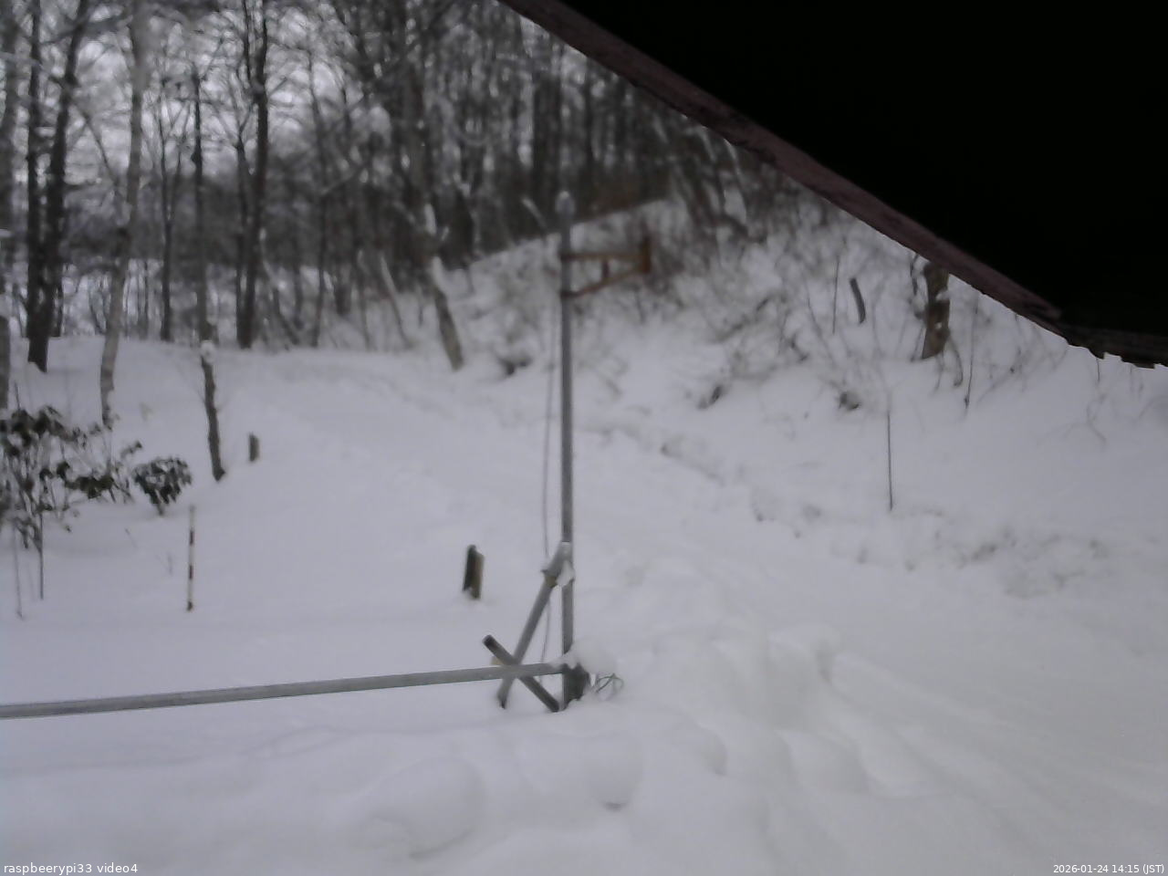 長野県菅平高原 ゆたか山荘 東側(坂下) 2026/01/24 14:15