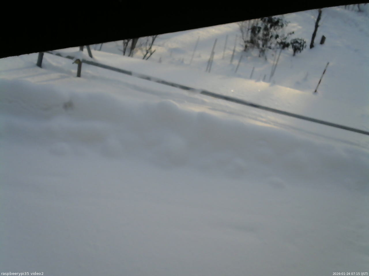 長野県菅平高原 ゆたか山荘 駐車場 2026/01/24 07:15