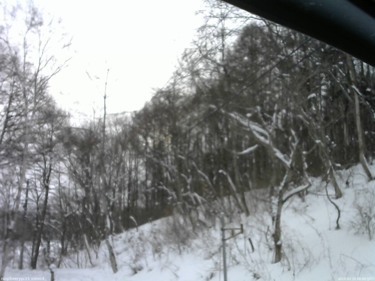 長野県菅平高原 ゆたか山荘 東側上空 2026/01/24 08:00