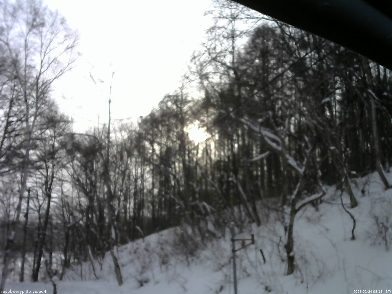 長野県菅平高原 ゆたか山荘 東側上空 2026/01/24 08:15