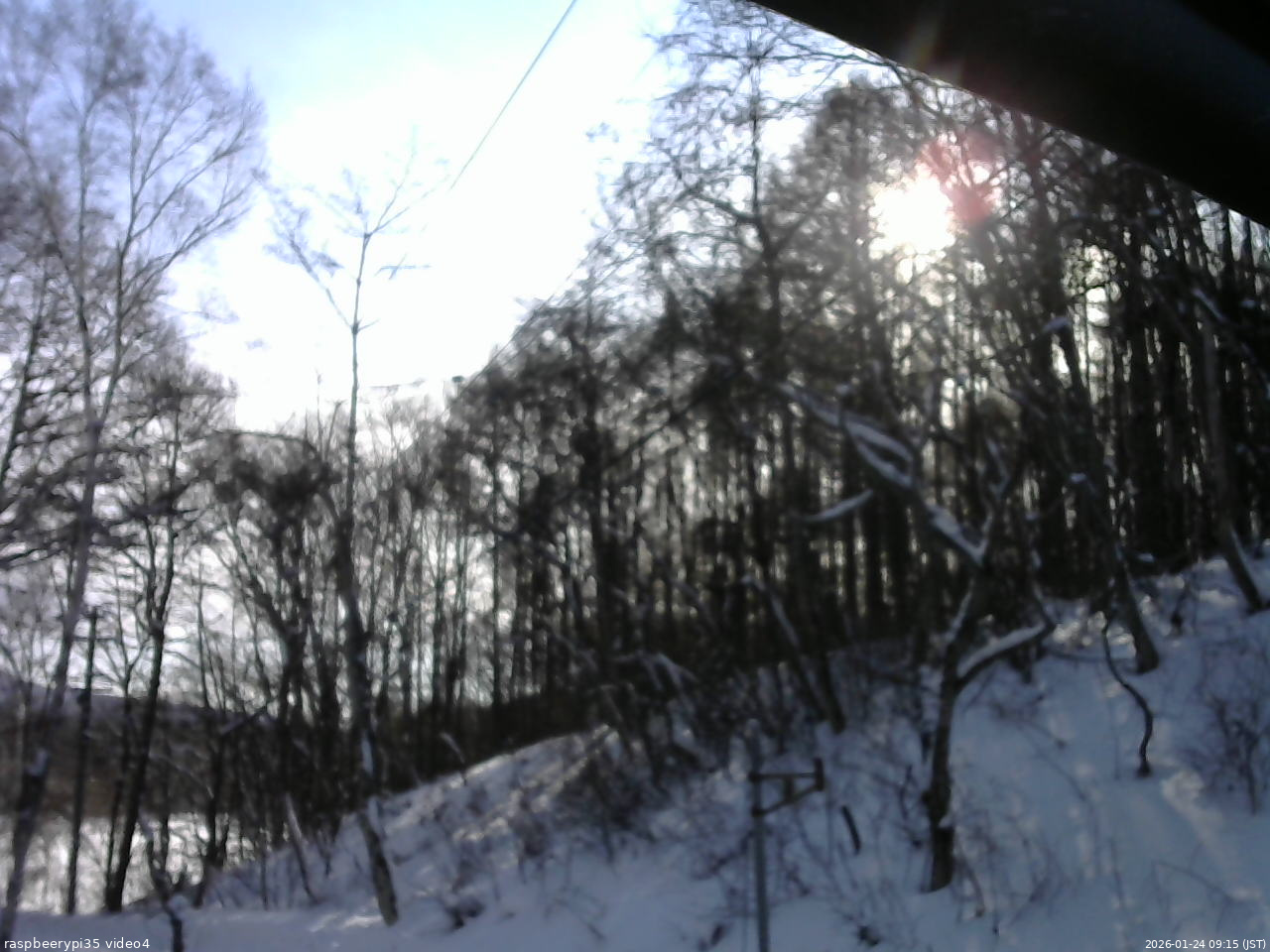 長野県菅平高原 ゆたか山荘 東側上空 2026/01/24 09:15
