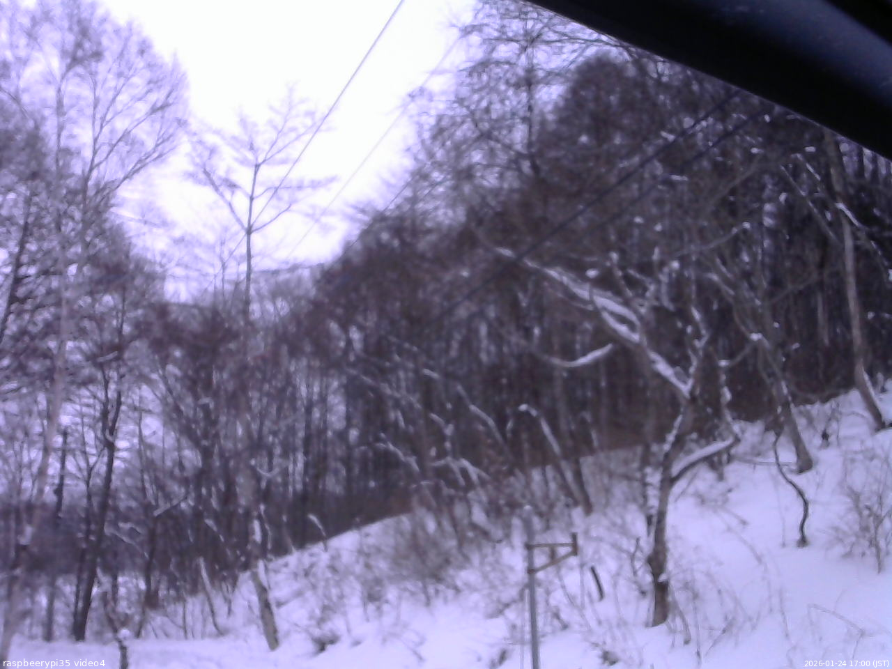 長野県菅平高原 ゆたか山荘 東側上空 2026/01/24 17:00