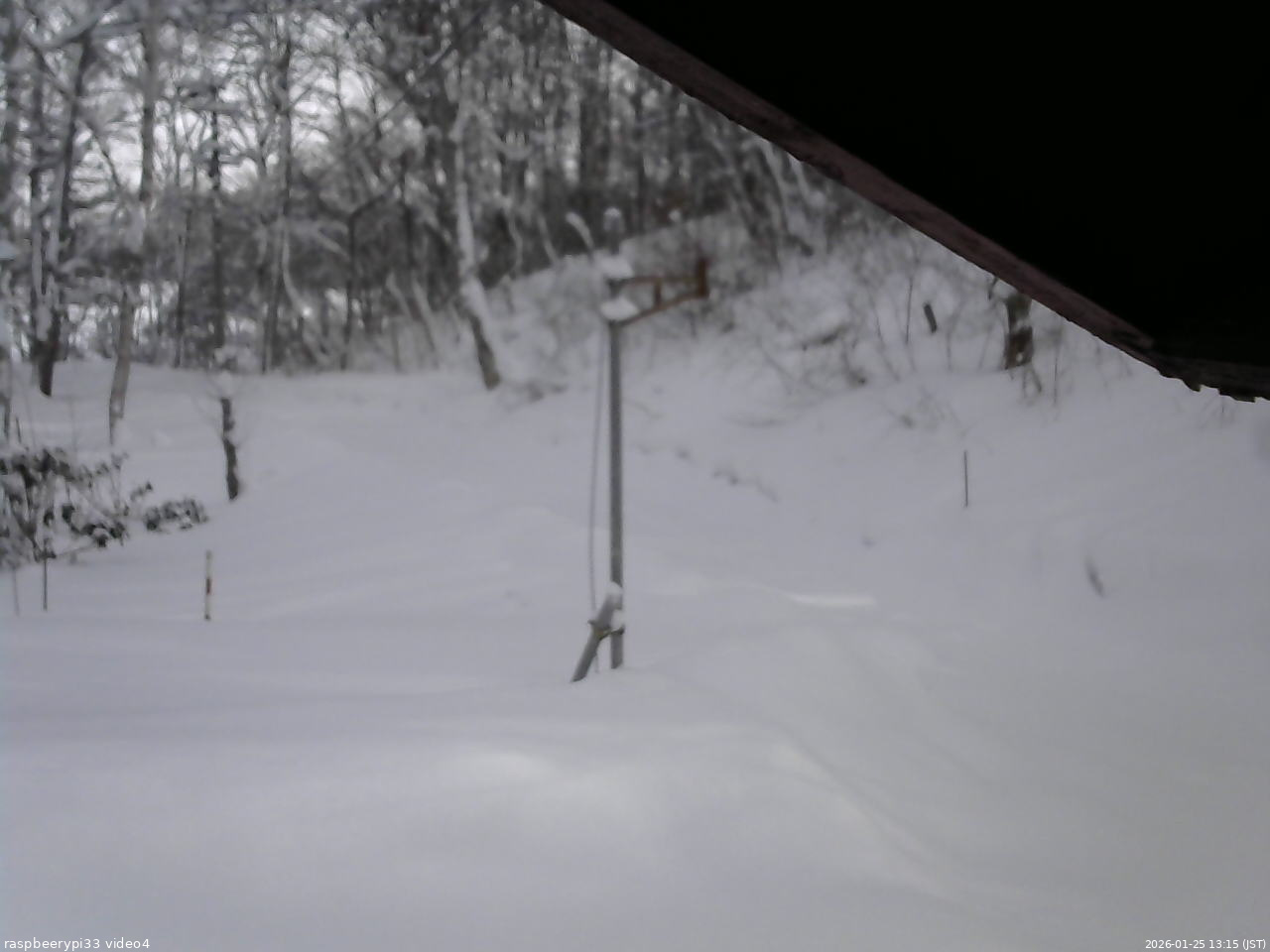 長野県菅平高原 ゆたか山荘 東側(坂下) 2026/01/25 13:15