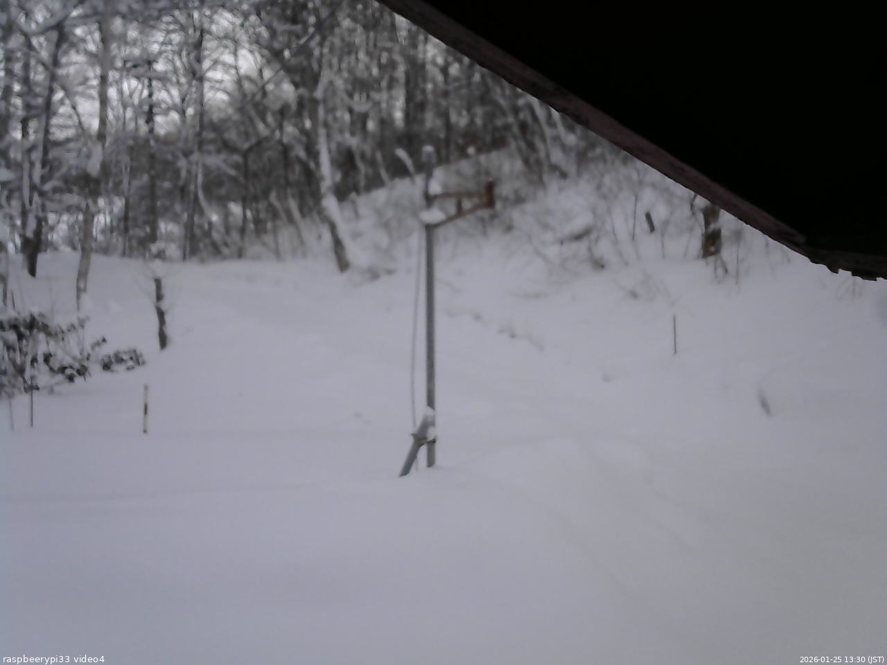 長野県菅平高原 ゆたか山荘 東側(坂下) 2026/01/25 13:30