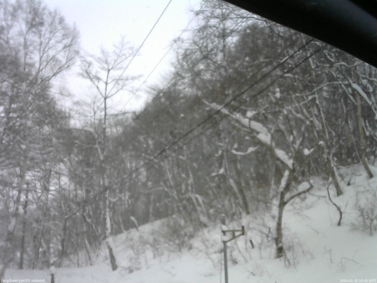 長野県菅平高原 ゆたか山荘 東側上空 2026/01/25 10:45