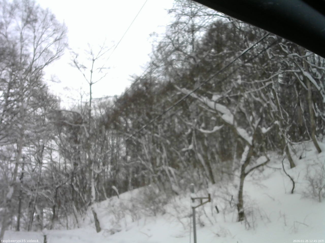 長野県菅平高原 ゆたか山荘 東側上空 2026/01/25 12:45