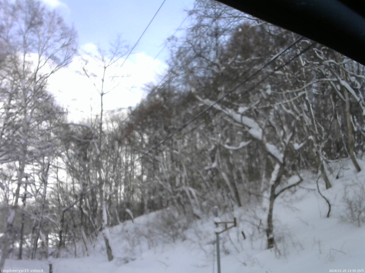 長野県菅平高原 ゆたか山荘 東側上空 2026/01/25 13:30