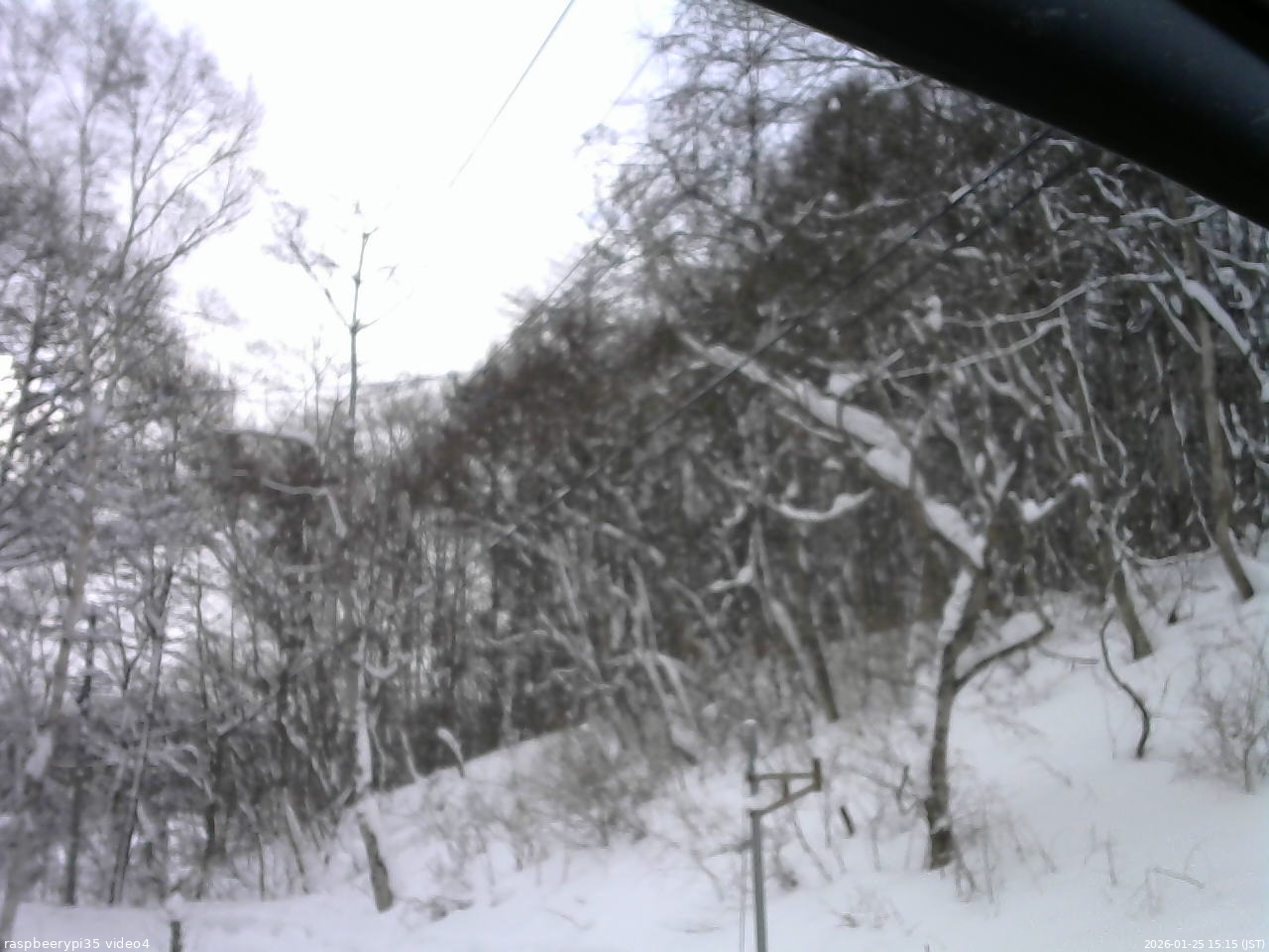 長野県菅平高原 ゆたか山荘 東側上空 2026/01/25 15:15