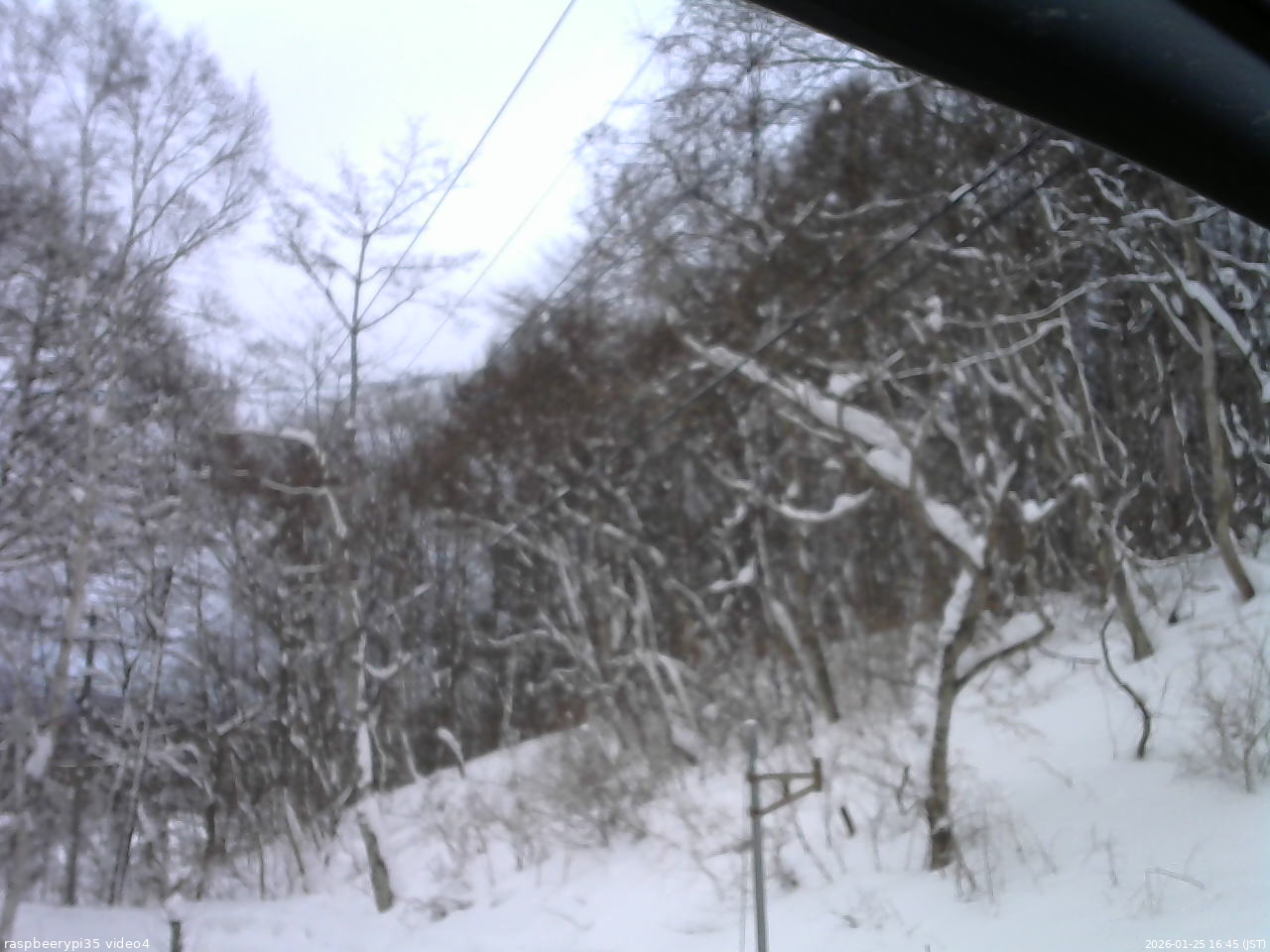 長野県菅平高原 ゆたか山荘 東側上空 2026/01/25 16:45