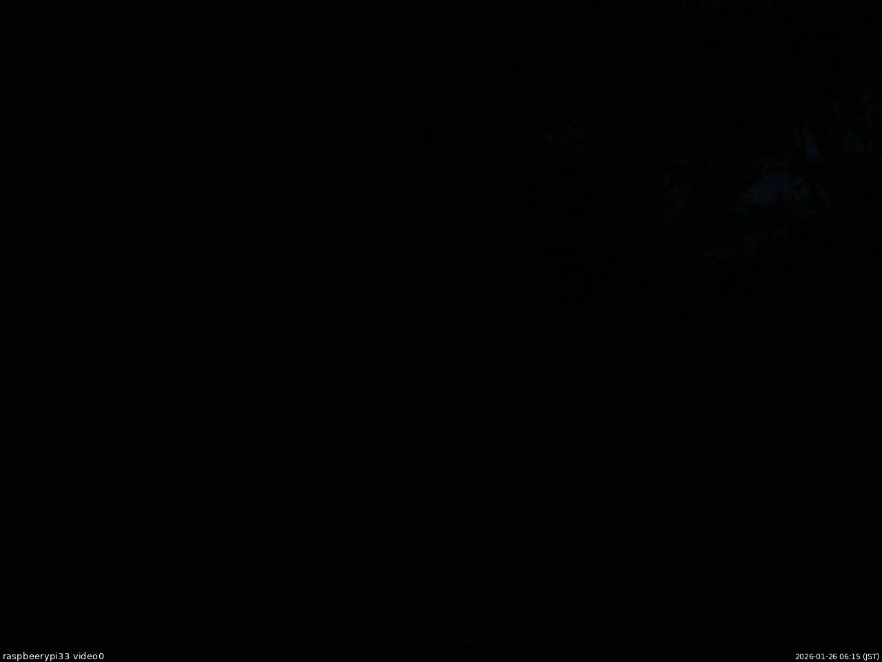 長野県菅平高原 ゆたか山荘 北側 2026/01/26 06:15