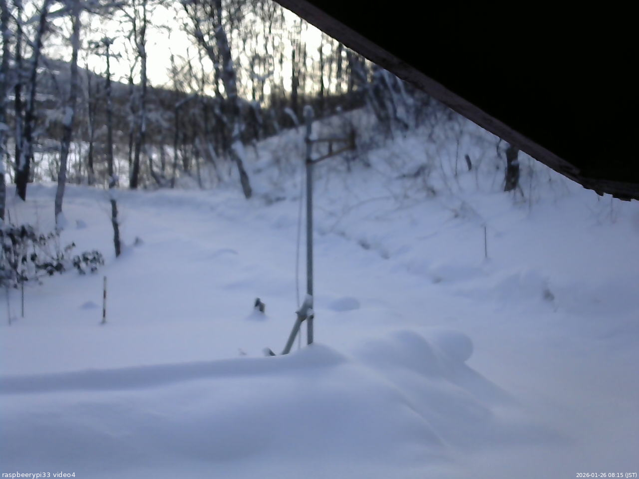 長野県菅平高原 ゆたか山荘 東側(坂下) 2026/01/26 08:15