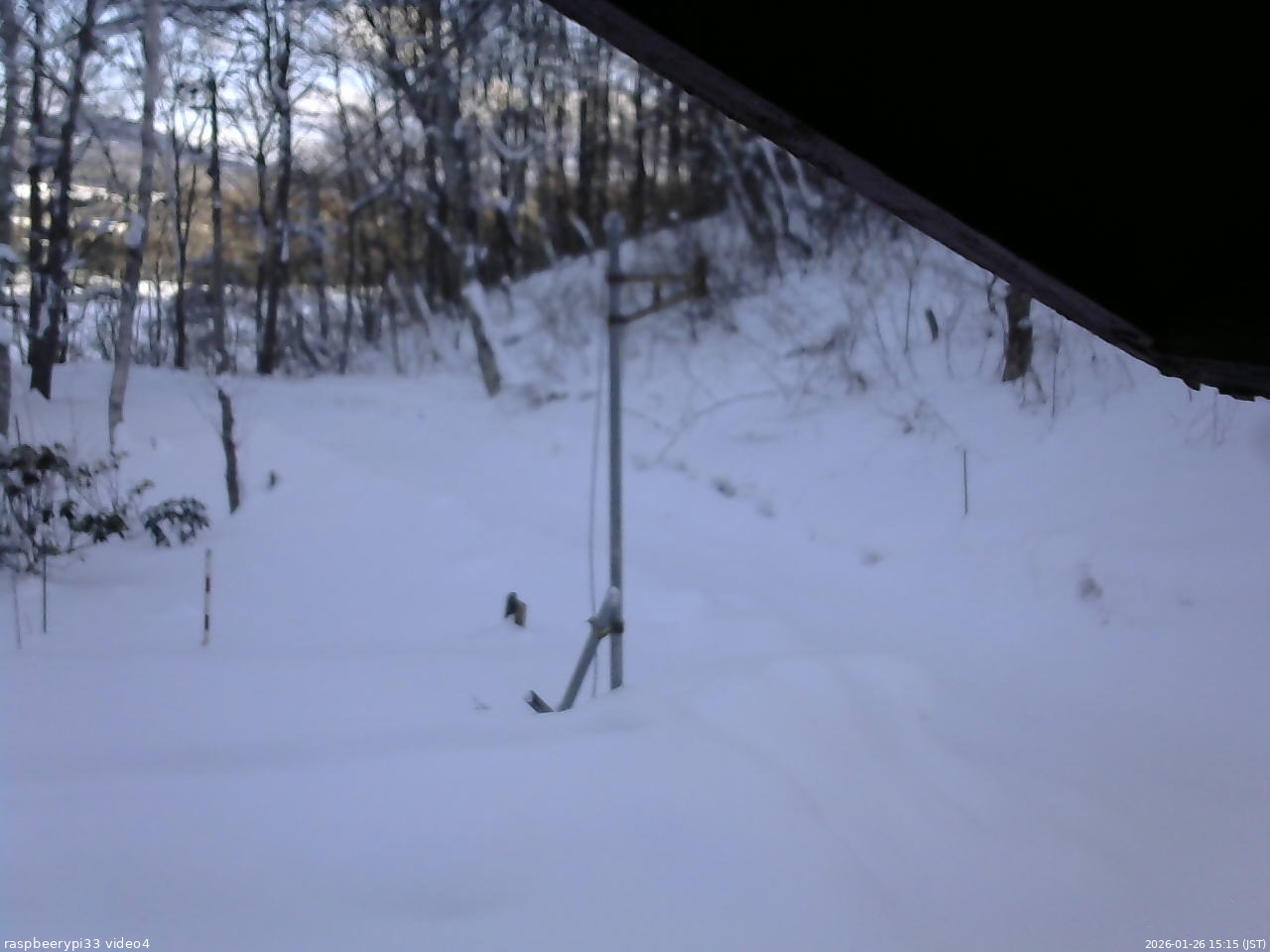長野県菅平高原 ゆたか山荘 東側(坂下) 2026/01/26 15:15
