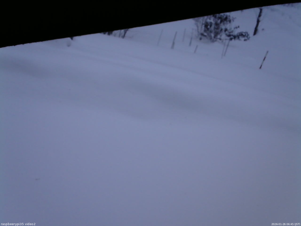 長野県菅平高原 ゆたか山荘 駐車場 2026/01/26 06:45