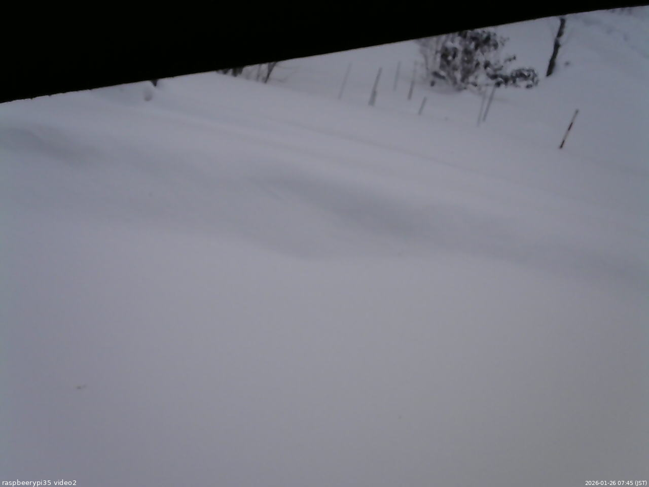 長野県菅平高原 ゆたか山荘 駐車場 2026/01/26 07:45