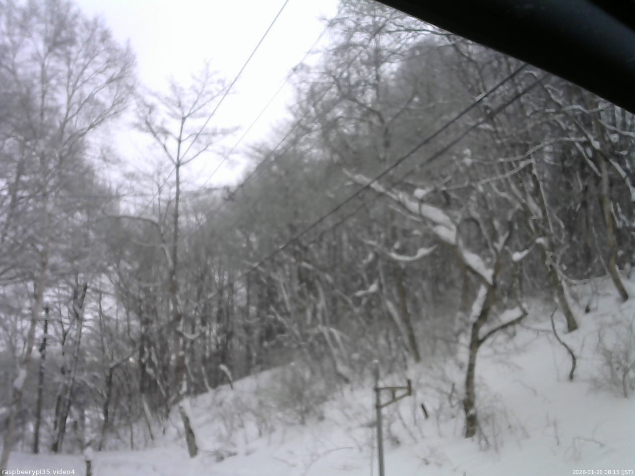 長野県菅平高原 ゆたか山荘 東側上空 2026/01/26 08:15