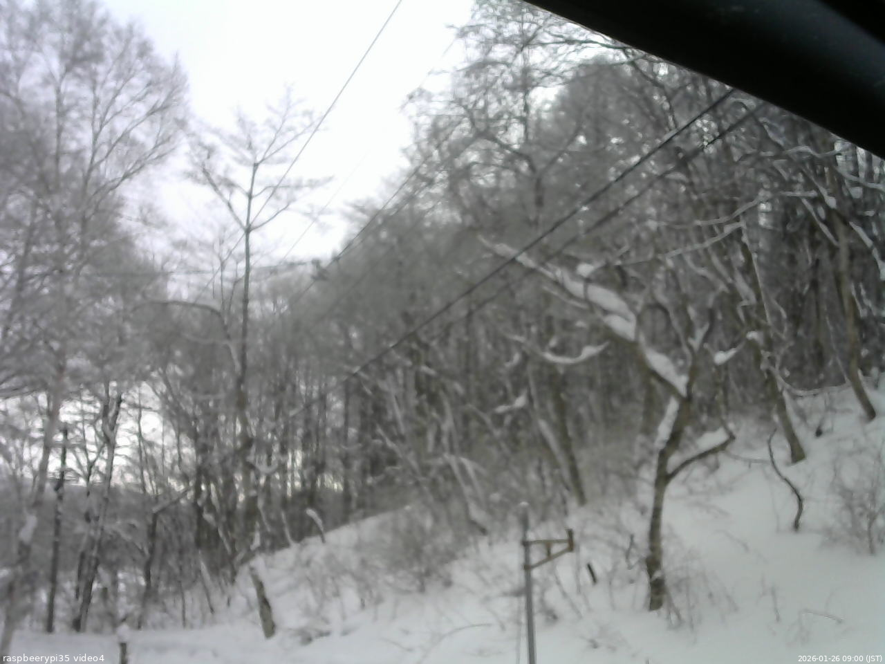 長野県菅平高原 ゆたか山荘 東側上空 2026/01/26 09:00