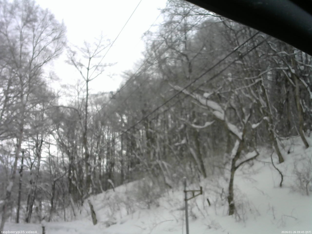 長野県菅平高原 ゆたか山荘 東側上空 2026/01/26 09:45