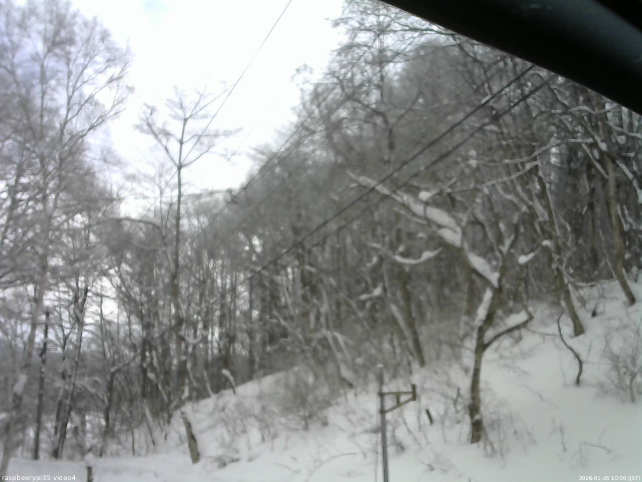 長野県菅平高原 ゆたか山荘 東側上空 2026/01/26 10:00