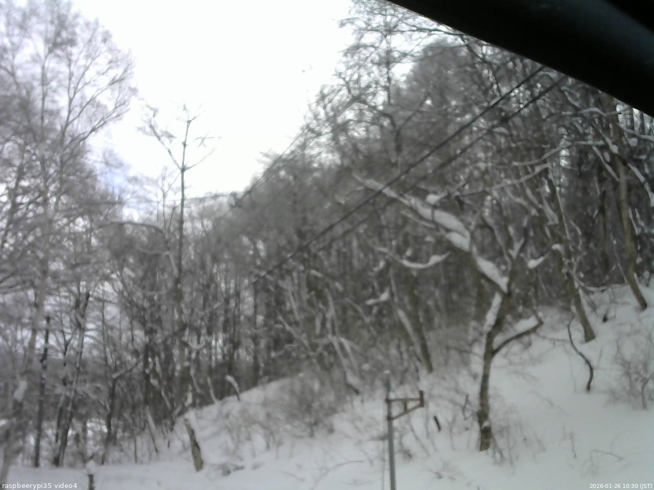 長野県菅平高原 ゆたか山荘 東側上空 2026/01/26 10:30