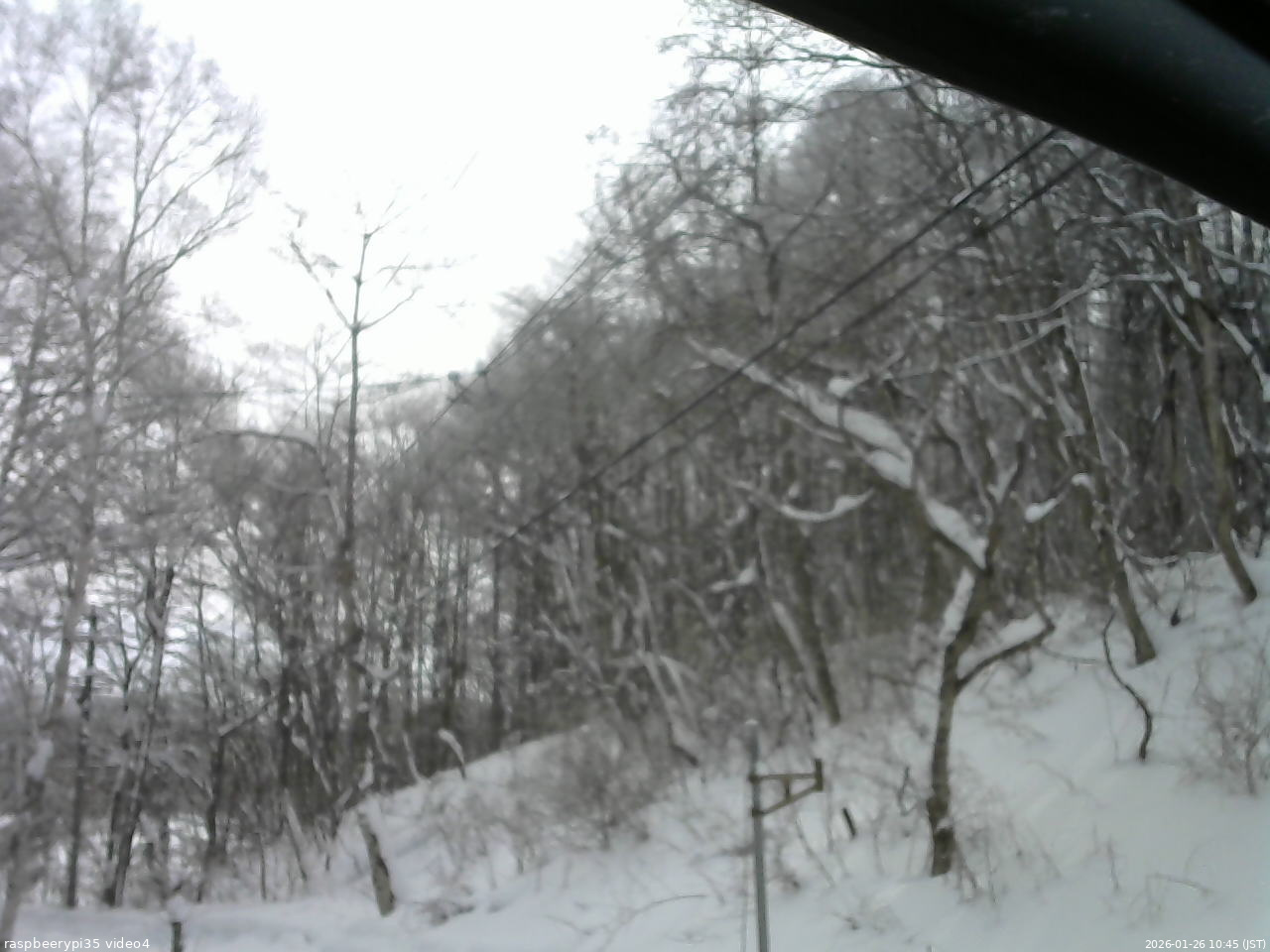 長野県菅平高原 ゆたか山荘 東側上空 2026/01/26 10:45