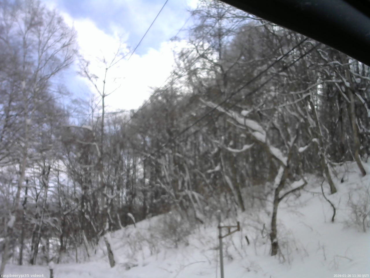 長野県菅平高原 ゆたか山荘 東側上空 2026/01/26 11:30