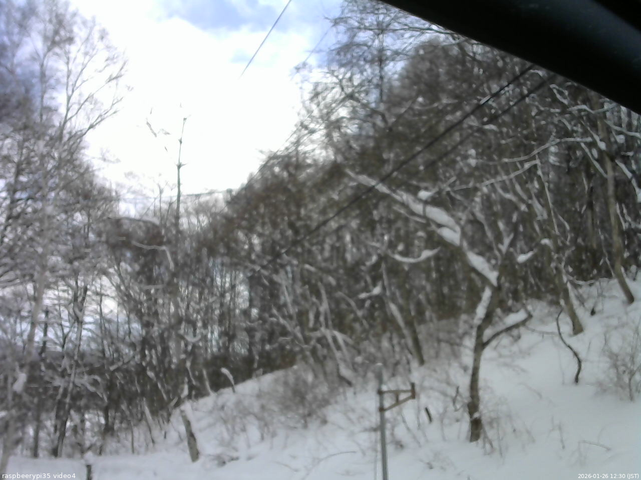 長野県菅平高原 ゆたか山荘 東側上空 2026/01/26 12:30