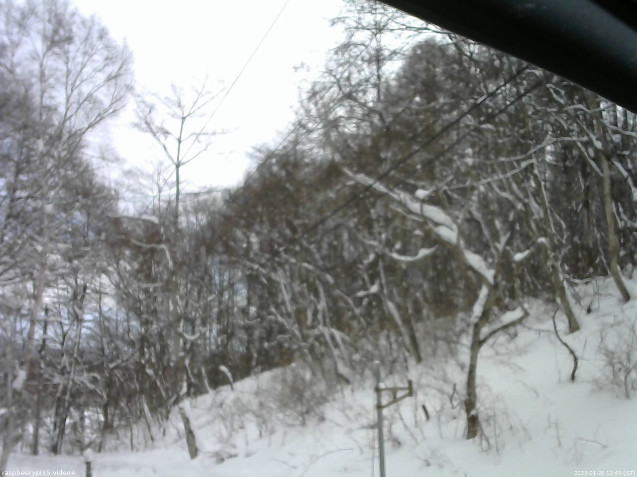 長野県菅平高原 ゆたか山荘 東側上空 2026/01/26 12:45