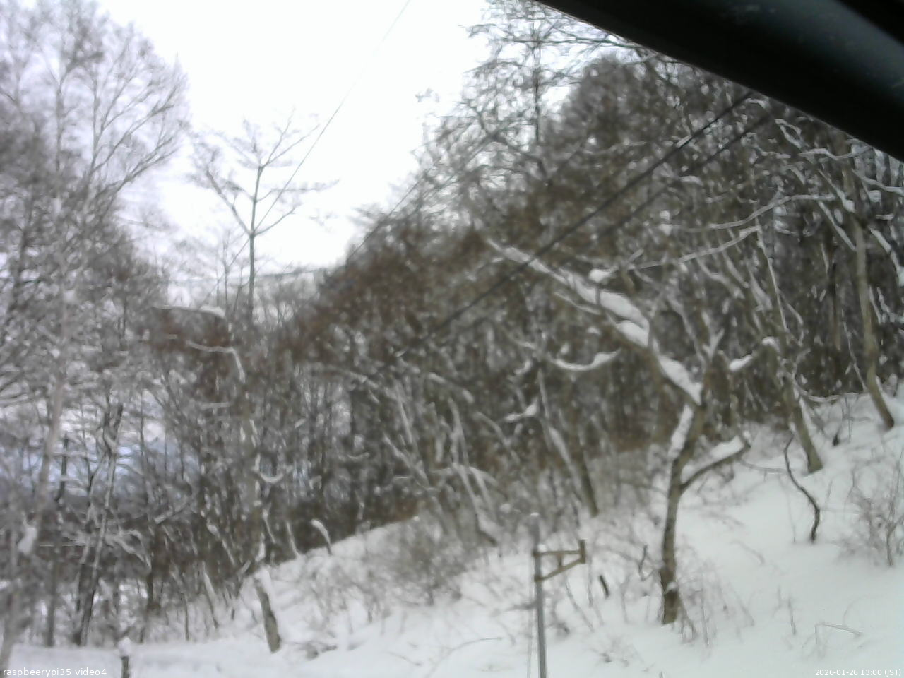 長野県菅平高原 ゆたか山荘 東側上空 2026/01/26 13:00