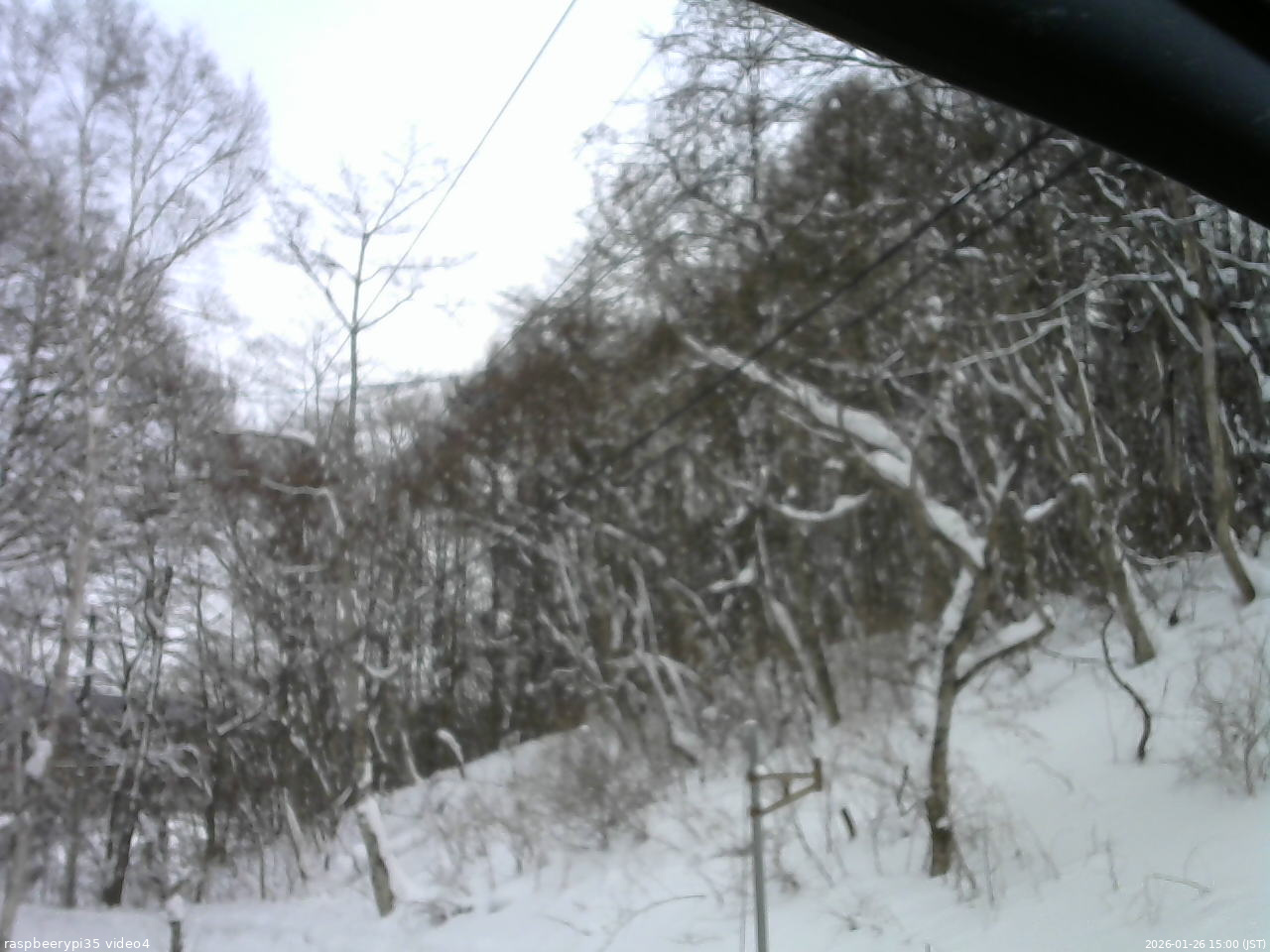 長野県菅平高原 ゆたか山荘 東側上空 2026/01/26 15:00