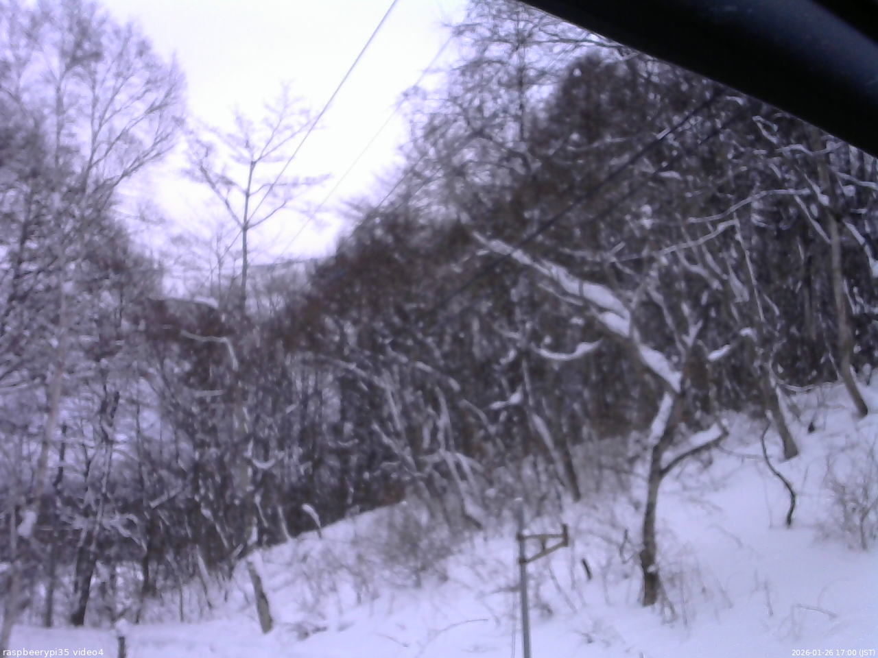 長野県菅平高原 ゆたか山荘 東側上空 2026/01/26 17:00