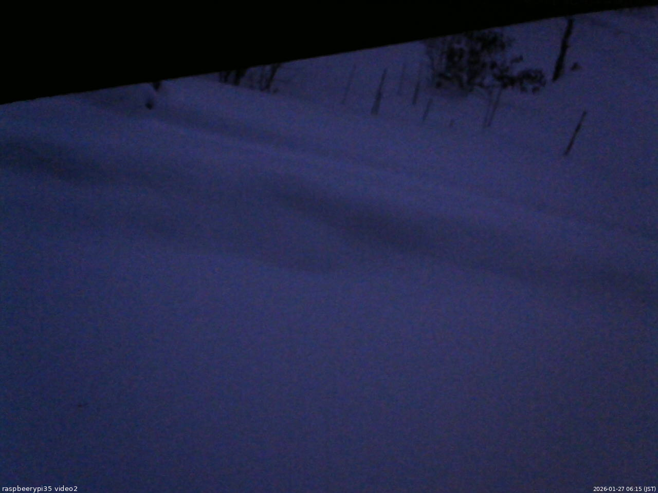 長野県菅平高原 ゆたか山荘 駐車場 2026/01/27 06:15