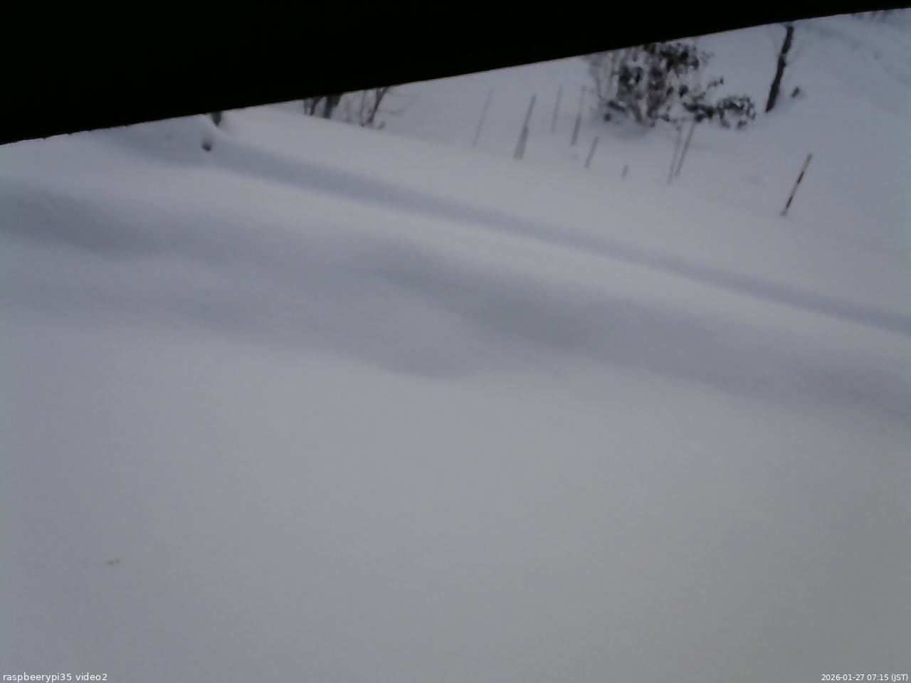長野県菅平高原 ゆたか山荘 駐車場 2026/01/27 07:15