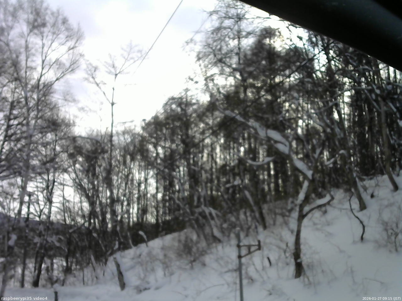 長野県菅平高原 ゆたか山荘 東側上空 2026/01/27 09:15