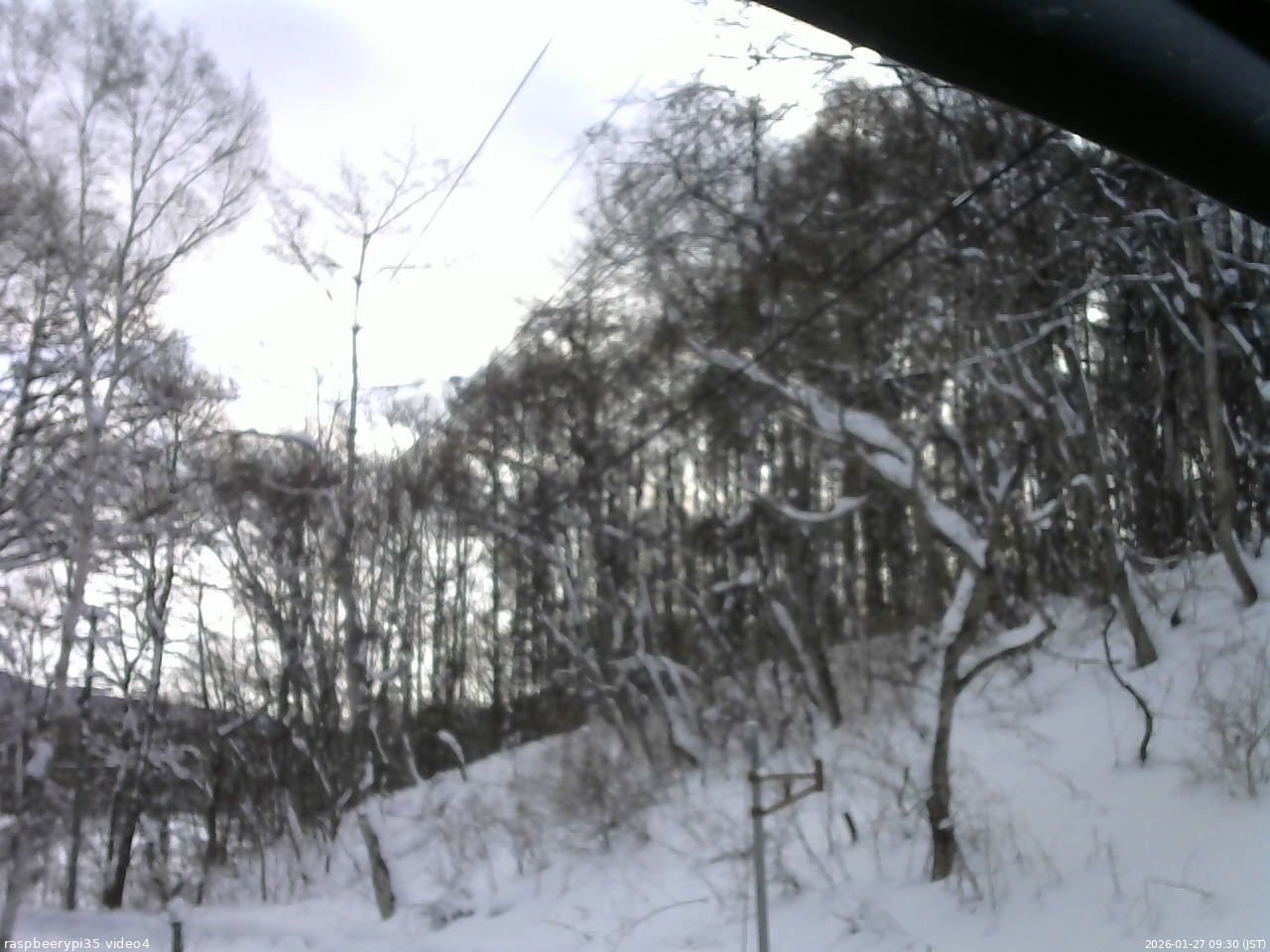 長野県菅平高原 ゆたか山荘 東側上空 2026/01/27 09:30