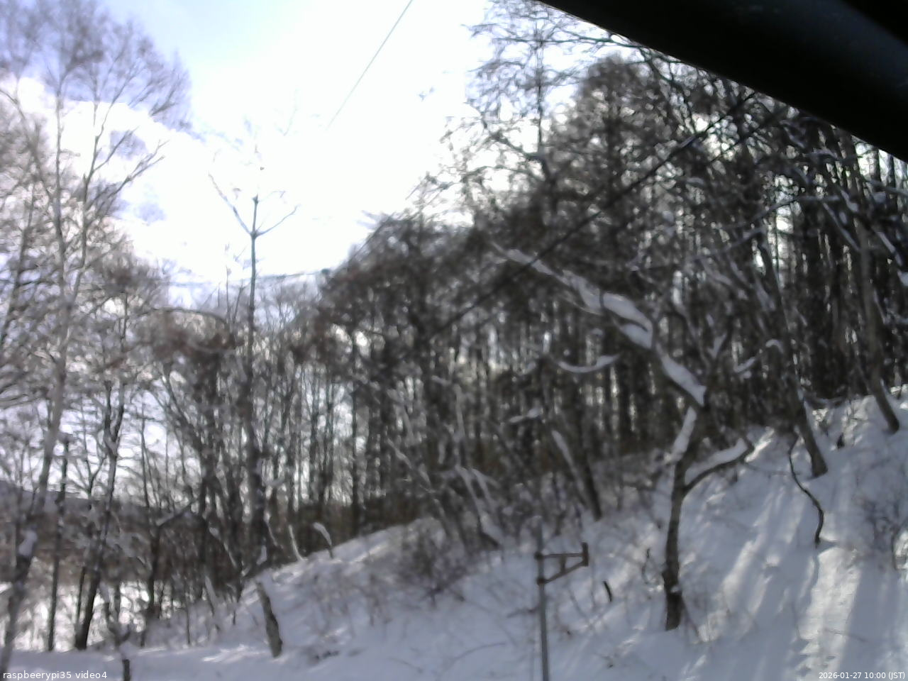 長野県菅平高原 ゆたか山荘 東側上空 2026/01/27 10:00