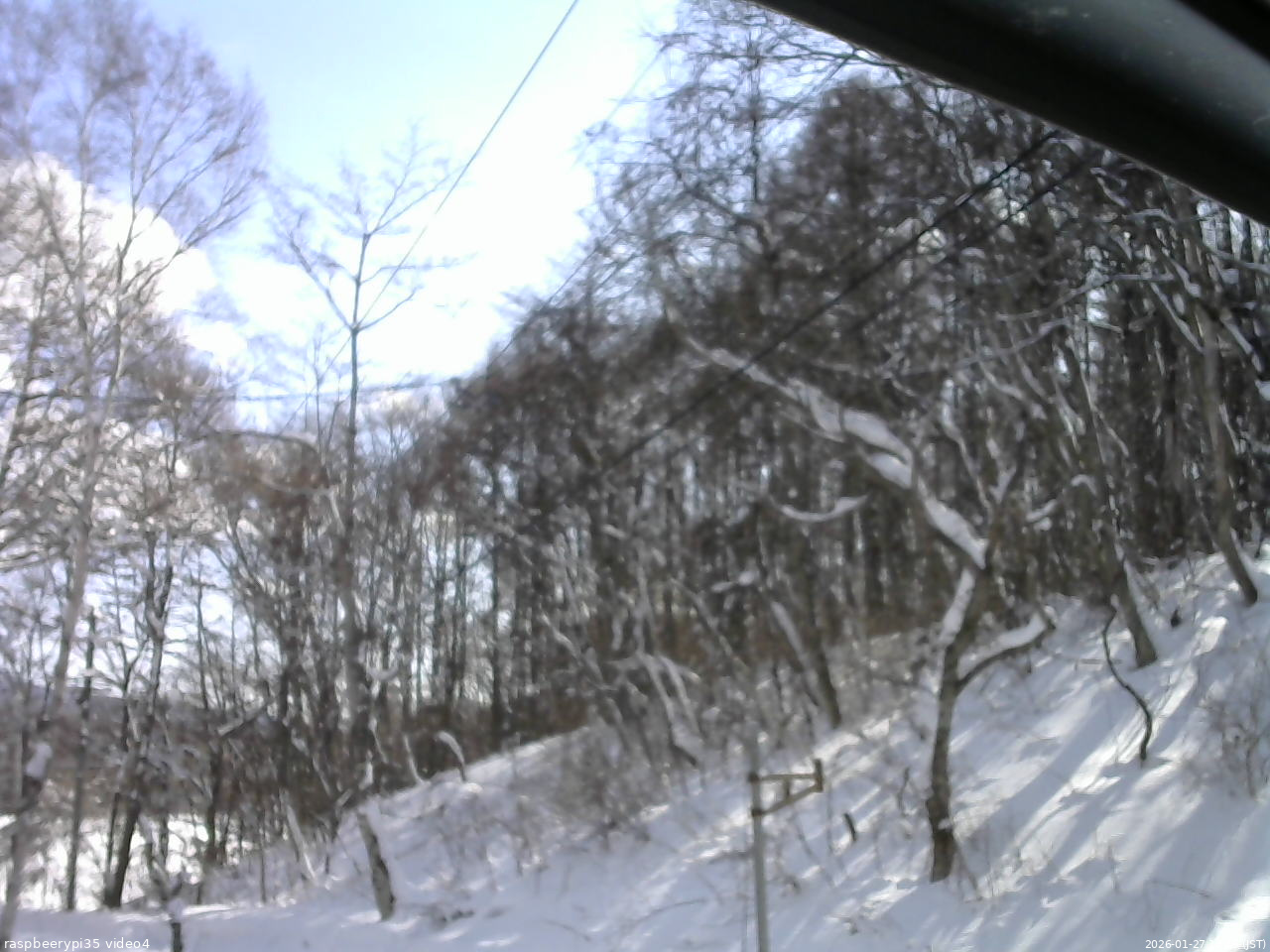 長野県菅平高原 ゆたか山荘 東側上空 2026/01/27 10:45