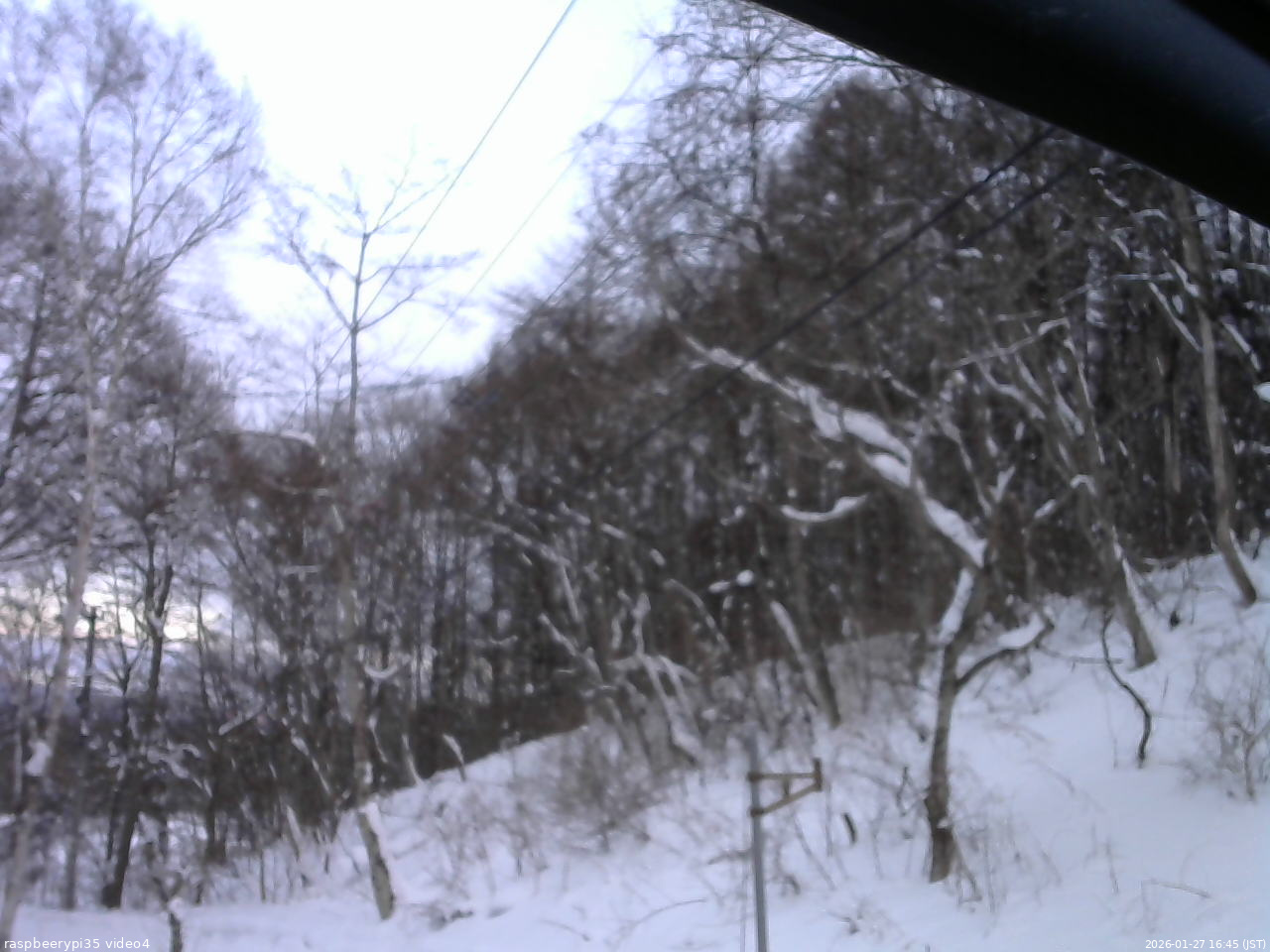 長野県菅平高原 ゆたか山荘 東側上空 2026/01/27 16:45