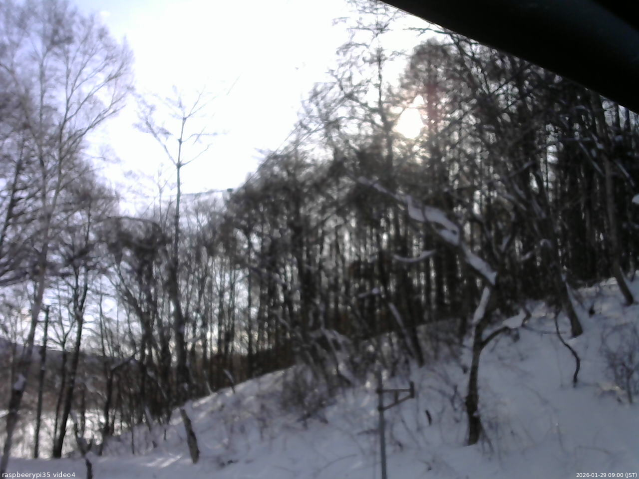 長野県菅平高原 ゆたか山荘 東側上空 2026/01/29 09:00