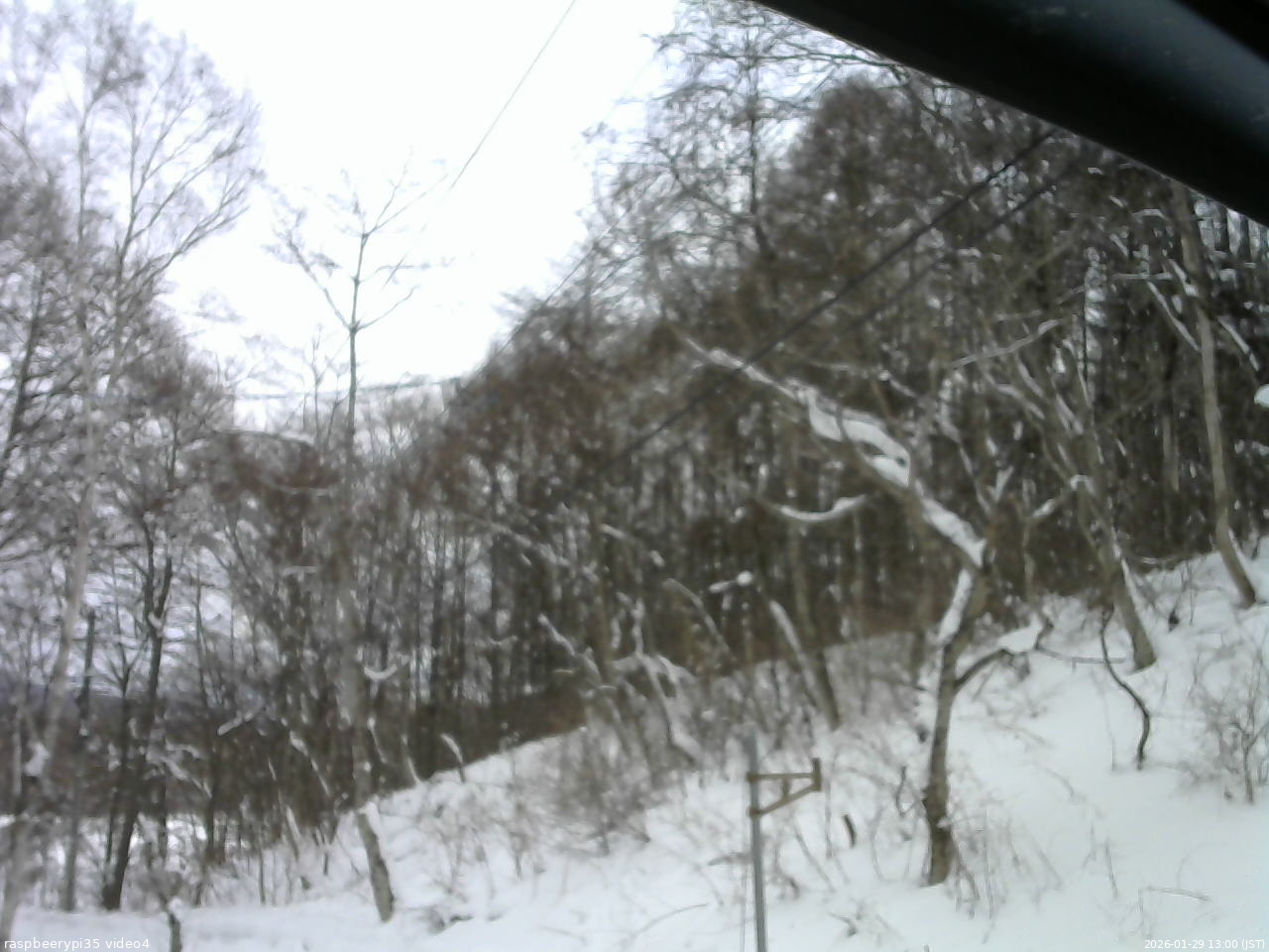 長野県菅平高原 ゆたか山荘 東側上空 2026/01/29 13:00