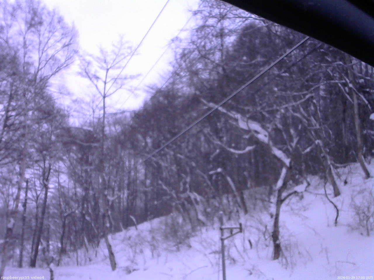 長野県菅平高原 ゆたか山荘 東側上空 2026/01/29 17:00