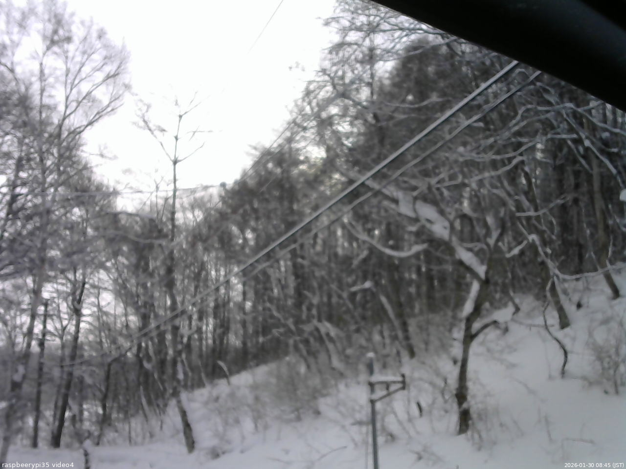 長野県菅平高原 ゆたか山荘 東側上空 2026/01/30 08:45