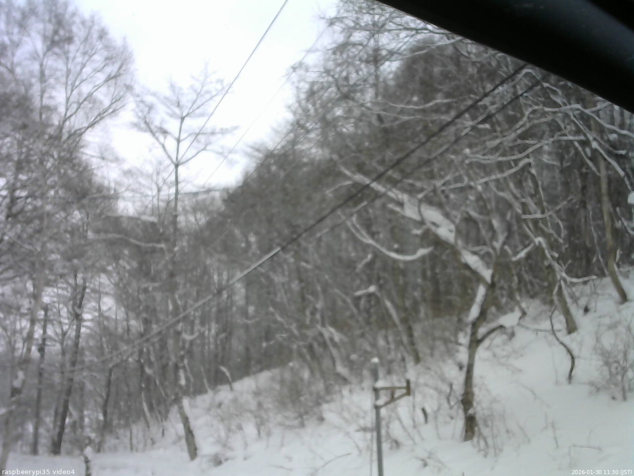 長野県菅平高原 ゆたか山荘 東側上空 2026/01/30 11:30